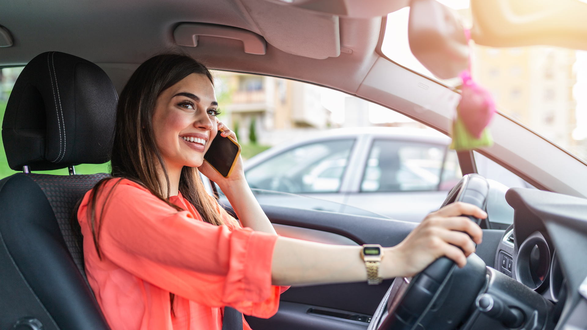 Tlphone portable au volant